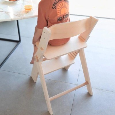 Silla de madera evolutiva infantil y plegable - Montessori Busykids