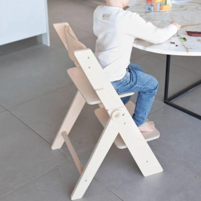 Silla de madera evolutiva infantil y plegable - Montessori Busykids