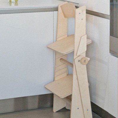 Silla de madera evolutiva infantil y plegable - Montessori Busykids