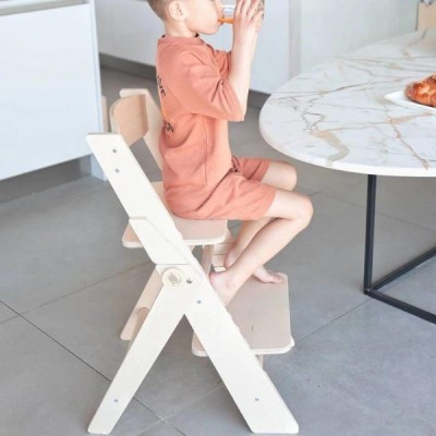 Silla de madera evolutiva infantil y plegable - Montessori Busykids