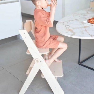 Silla de madera evolutiva infantil y plegable - Montessori Busykids