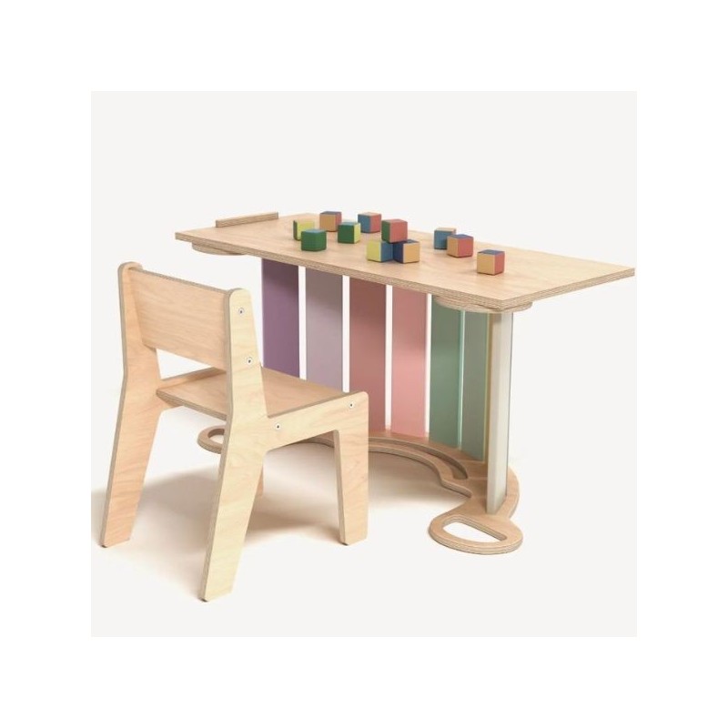 Silla de madera infantil Montessori Busykids