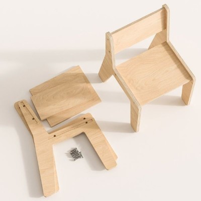 Silla de madera infantil Montessori Busykids