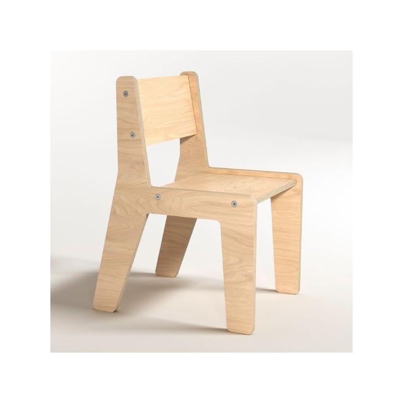 Silla de madera infantil Montessori Busykids