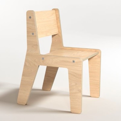 Silla de madera infantil Montessori Busykids