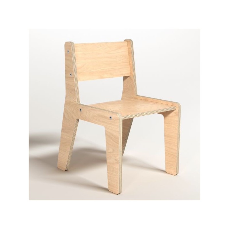 Silla de madera infantil Montessori Busykids