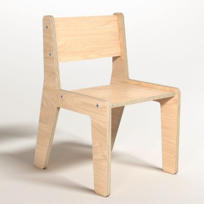 Silla de madera infantil Montessori Busykids