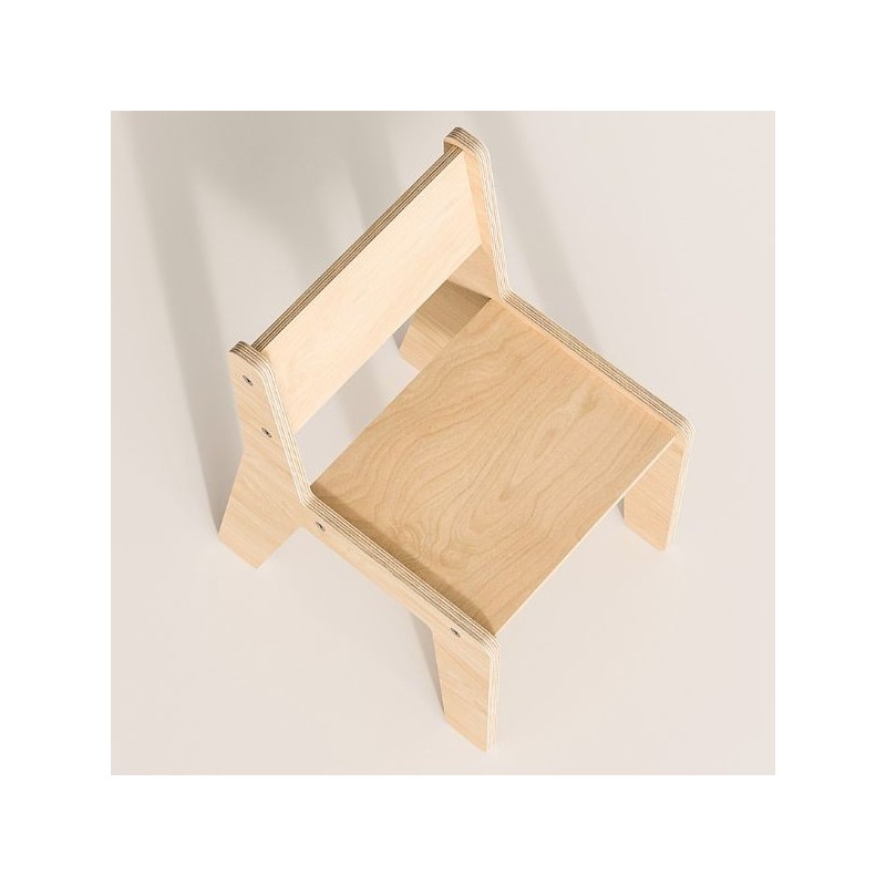 Silla de madera infantil Montessori Busykids