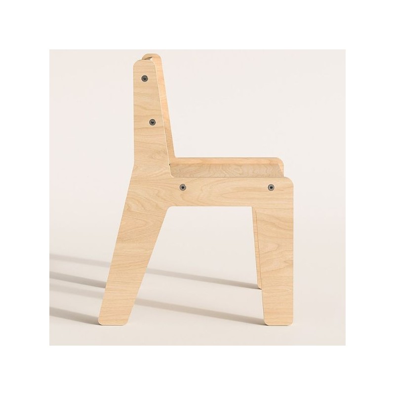 Silla de madera infantil Montessori Busykids