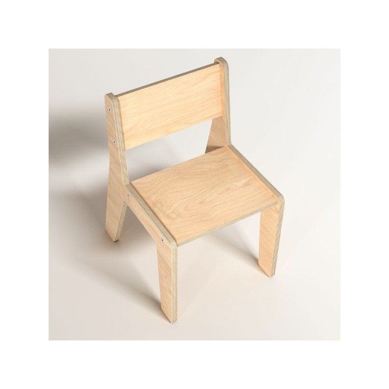 Silla de madera infantil Montessori Busykids