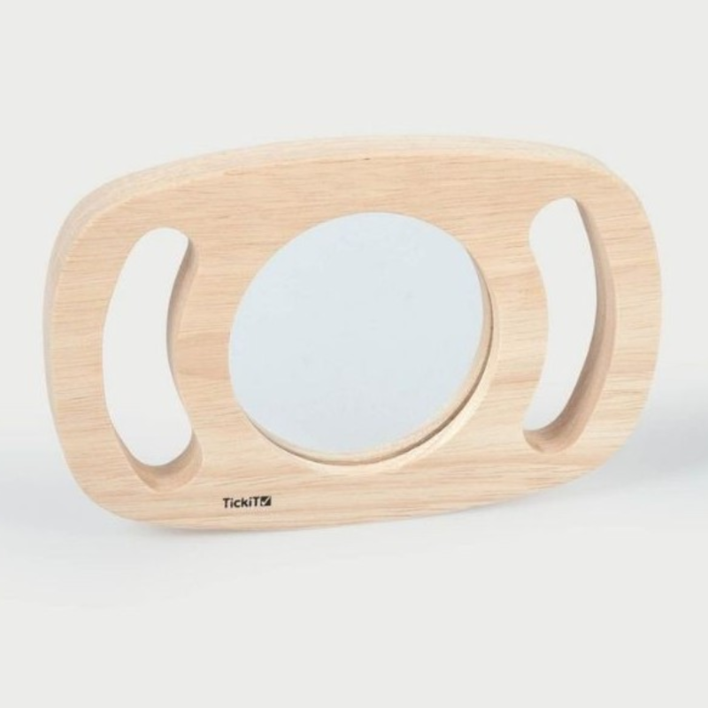 Espejo de madera de fácil sujeción para bebés - Tickit Labores Bella