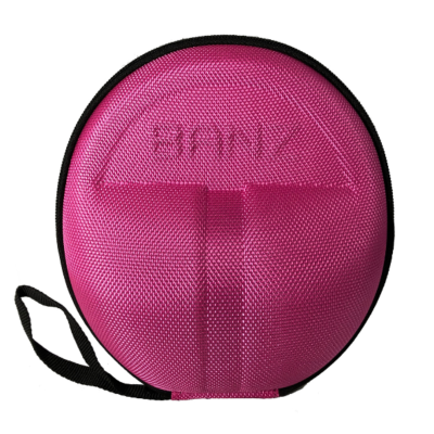 Funda para cascos Fucsia de insonorización Banz antiruido baby Banz