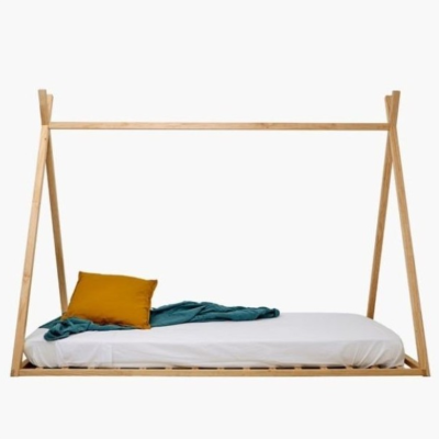 Estructura Cama Tipi de madera MOBO 90x200 o 70x140 cm Accoms