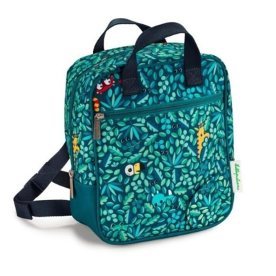 Mochila infantil Ecológica La Jungla de Lilliputiens para Niños Exploradores de guardería, jardilín y cole Lilliputiens