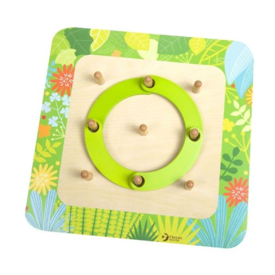 Puzzle de aprendizaje infantil - juguete de madera Labores Bella