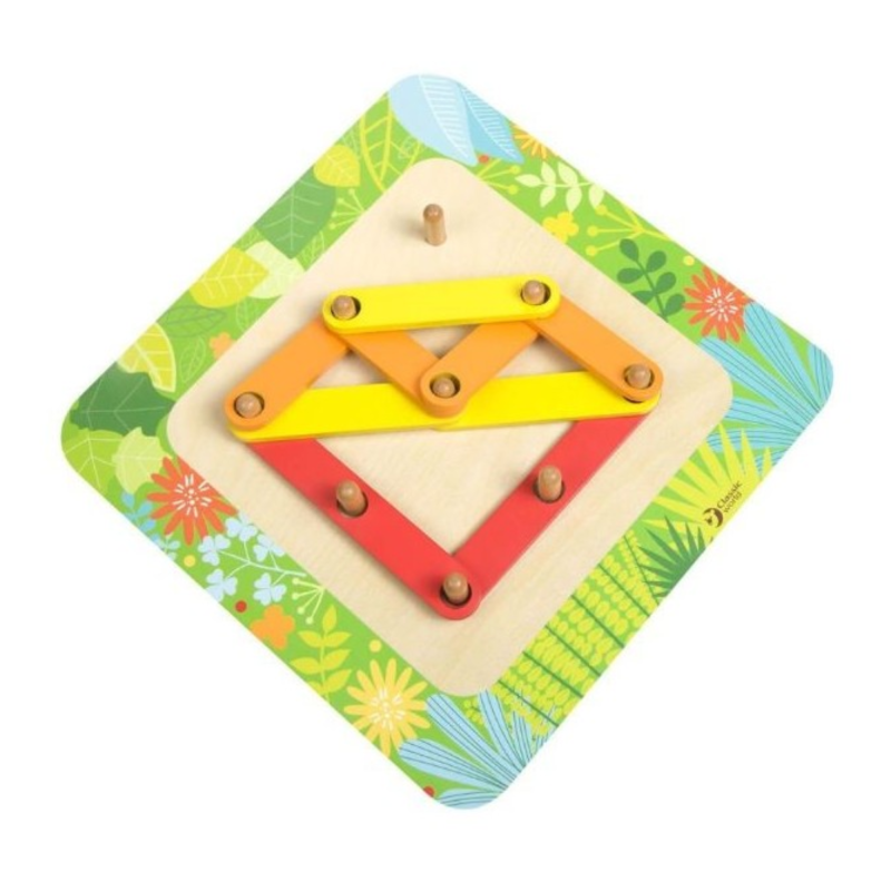 Puzzle de aprendizaje infantil - juguete de madera Labores Bella