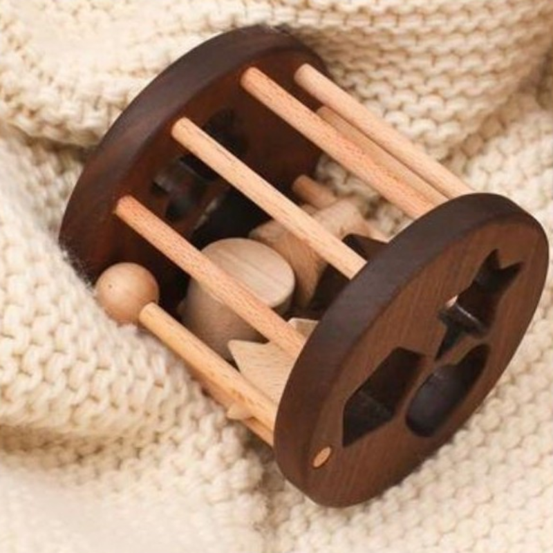 Rodari de madera - juego de encaje con formas Labores Bella