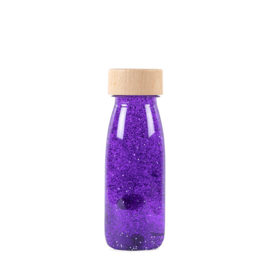 Botella Sensorial Flotante Morada - Petit Boum Petit Boum