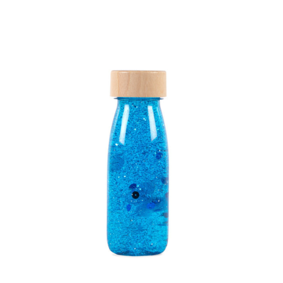 Botella Sensorial Flotante Azul - Petit Boum Petit Boum