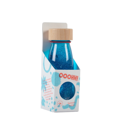 Botella Sensorial Flotante Azul - Petit Boum Petit Boum