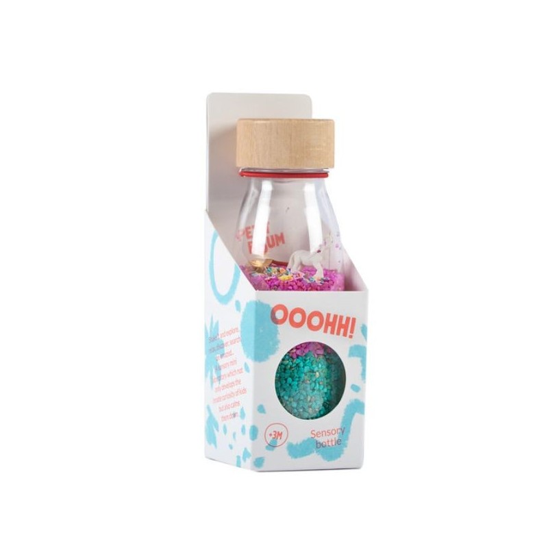 Botella Sensorial Sonidos Unicornio Petit Boum