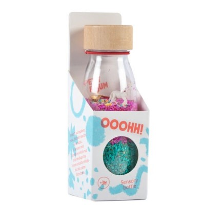 Botella Sensorial Sonidos Unicornio Petit Boum